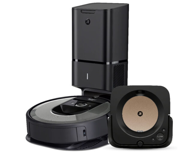 iRobot® Roomba® i7+ Black Braava jet® m6 Robot Mop Bundle