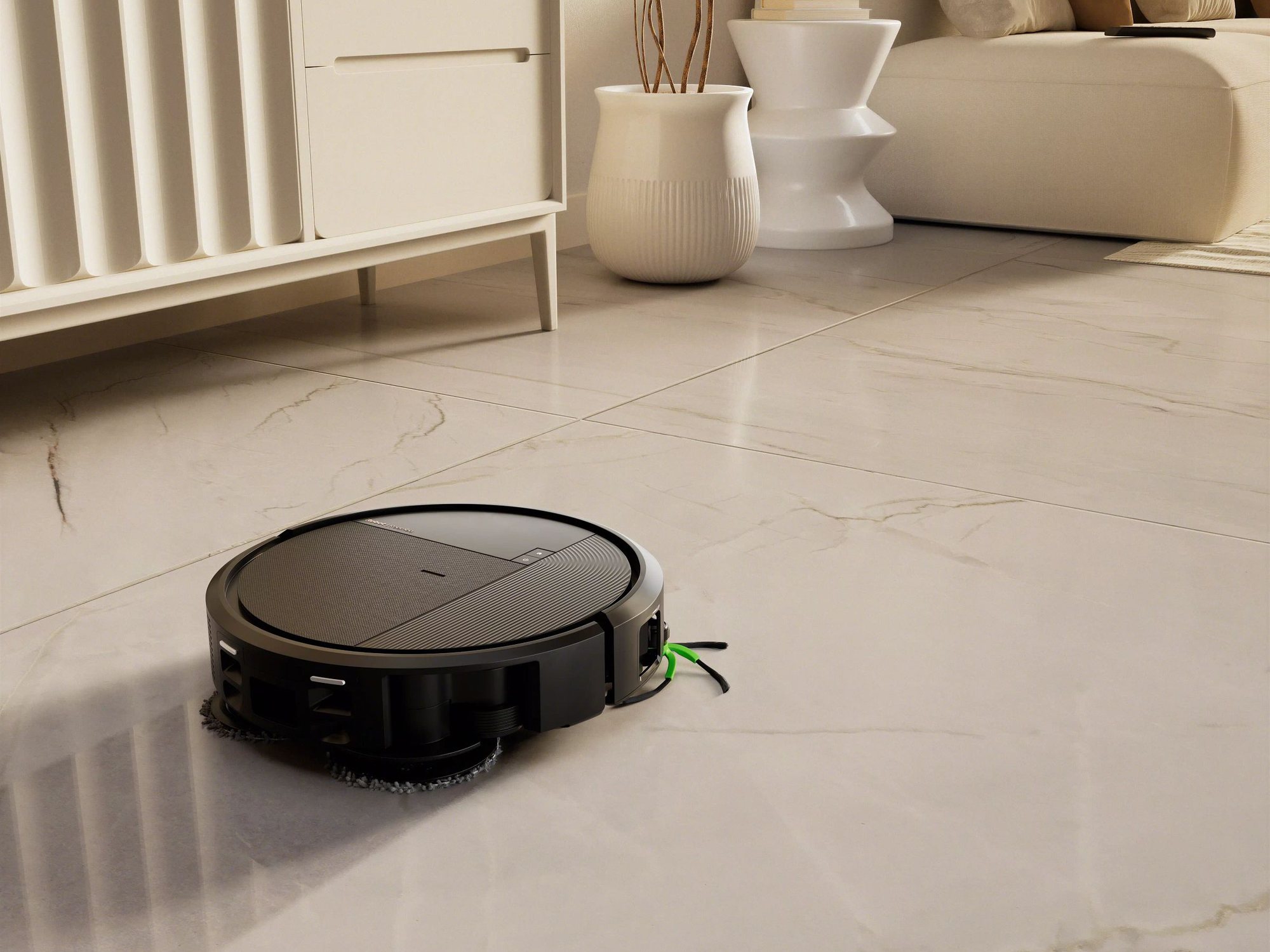 Roomba&reg; Plus 575 Combo robot ทำความสะอาดพื้นในห้องนั่งเล่น