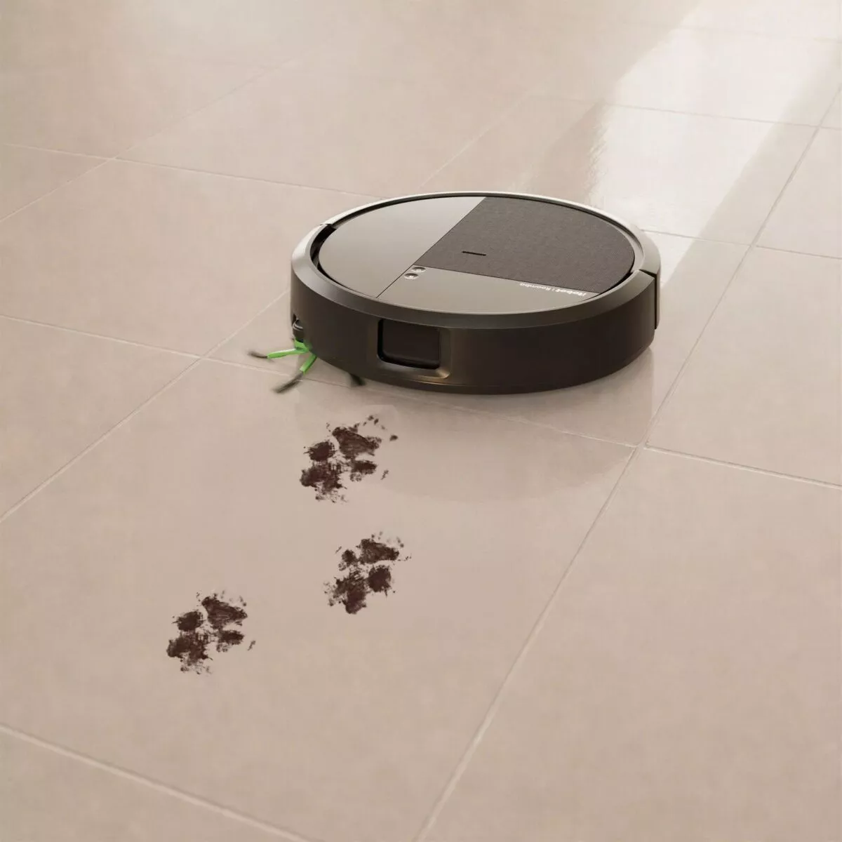 Roomba® 115 Combo robot ทำความสะอาดเฉพาะจุดใต้เฟอร์นิเจอร์ในห้องนั่งเล่น