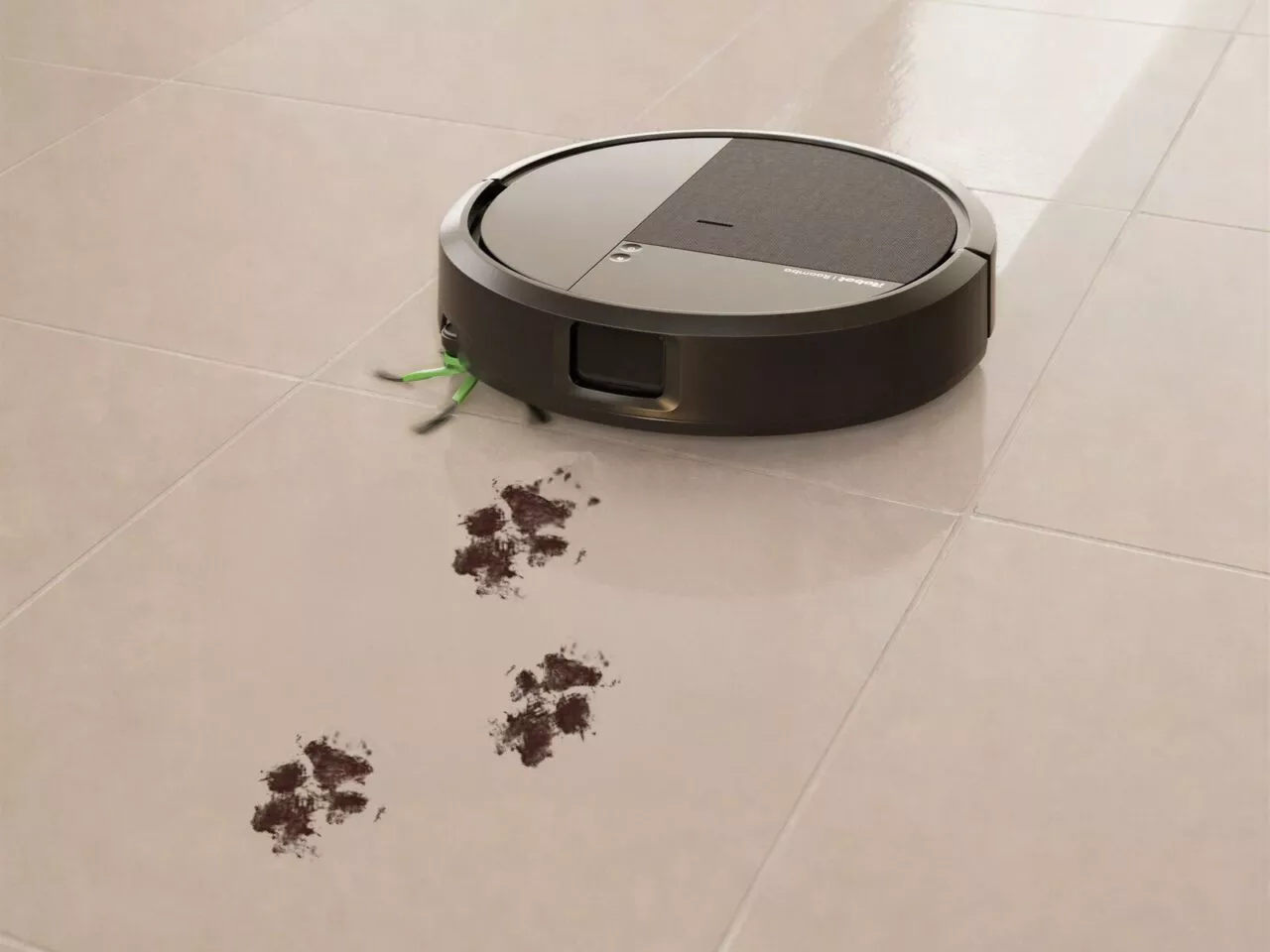 Roomba® 115 Combo robot ทำความสะอาดเฉพาะจุดใต้เฟอร์นิเจอร์ในห้องนั่งเล่น